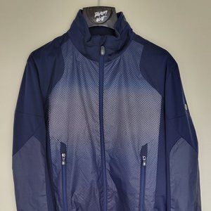 Hugo Boss Beautiful and Functional Blue Warm-up Jacket - Size L